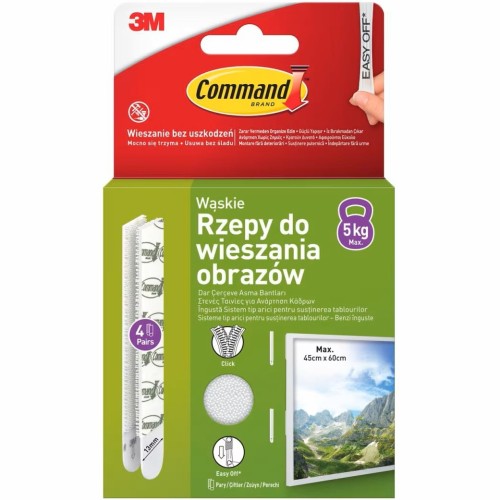 rzepy do wieszania ramek command