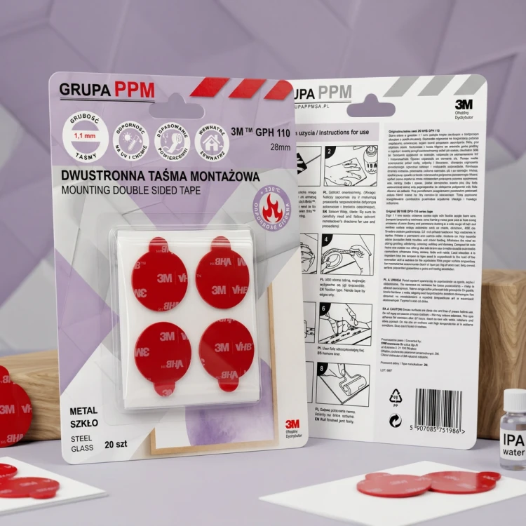 taśma 3m gph bardzo mocna, montażowa